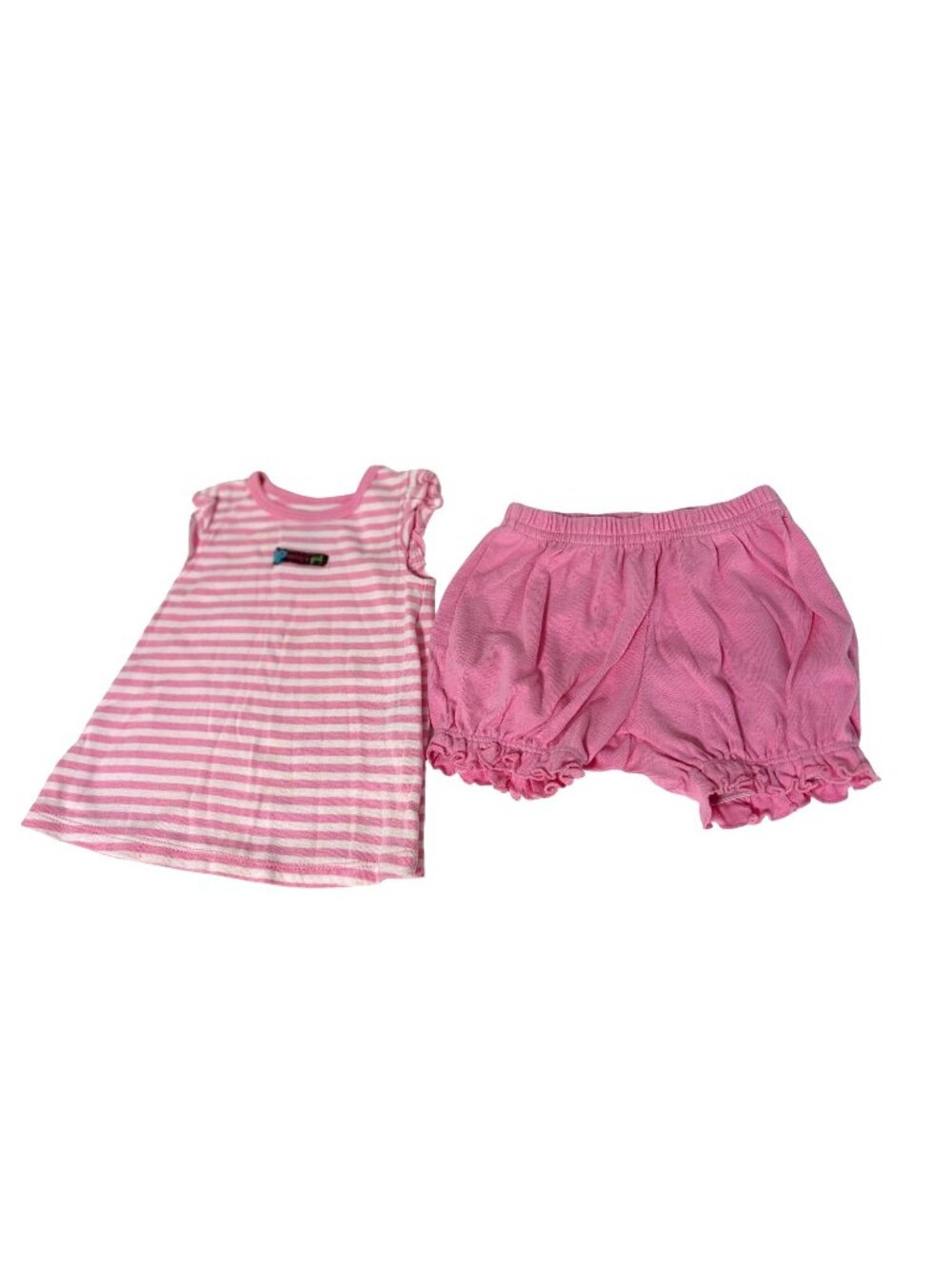 Child Of Mine Carters Girls Infant Baby Size 3 6 Months pink white 2 piece short